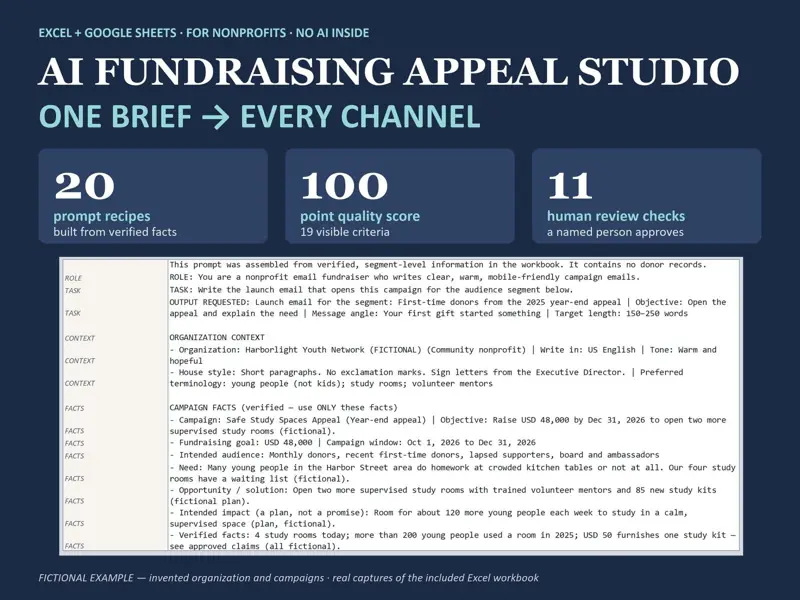 Prompt AI untuk Fundraising, tampilan 3 dari 6