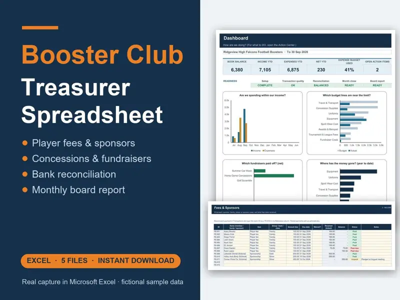 Booster Club Treasurer, tampilan 3 dari 6